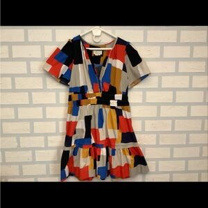 Anthropologie Somerset XL in Nouveau Geometric Patchwork